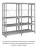 Стеллаж для одежды ТСУ 3/4 (3000х1060х600) П