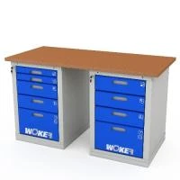 Верстак двухтумбовый WOKER PRO 2504.1500