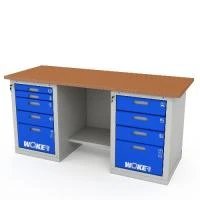 Верстак двухтумбовый WOKER PRO 2504.1800